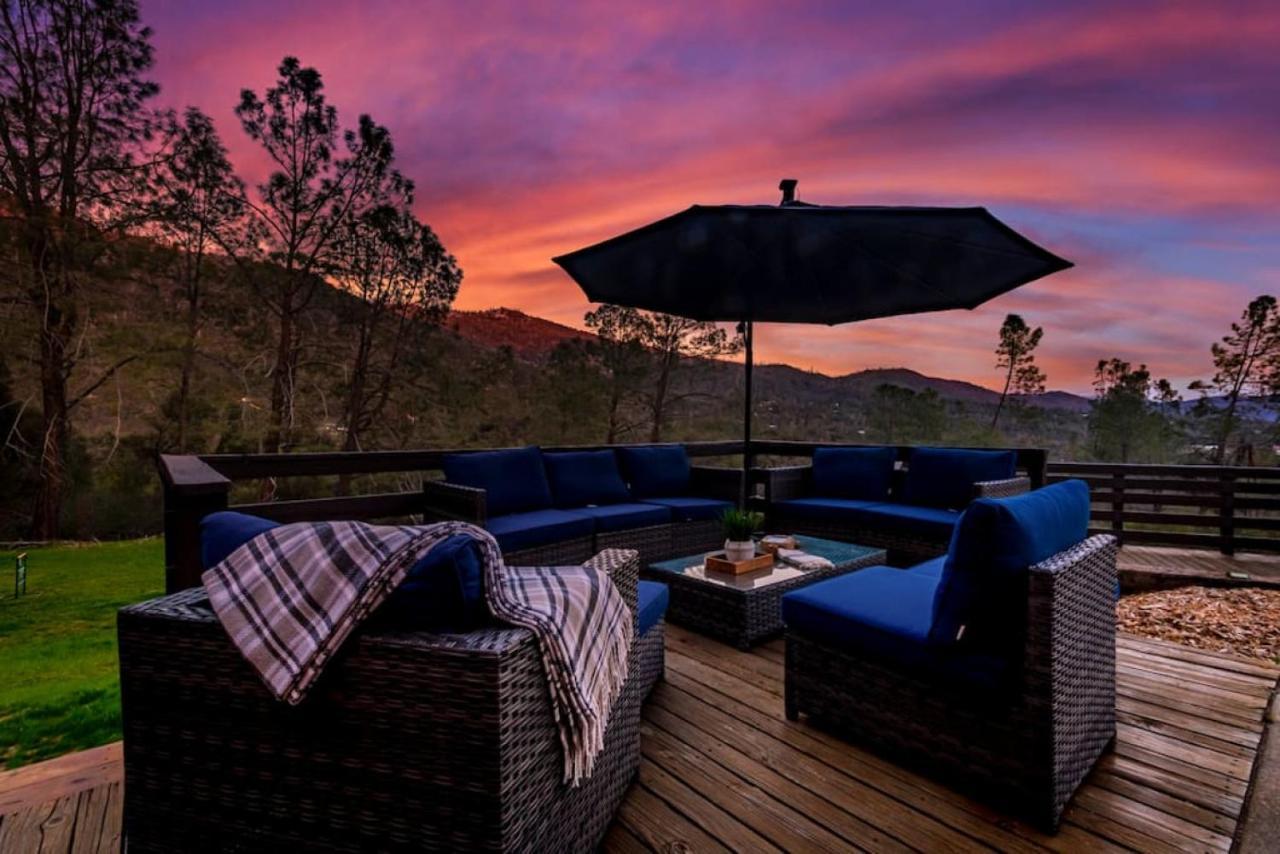 Sierra Vista Lookout Lodge With Creek, Waterfall And Waterholes, Minutes From Bass Lake And Yosemite South Gate North Fork Eksteriør billede