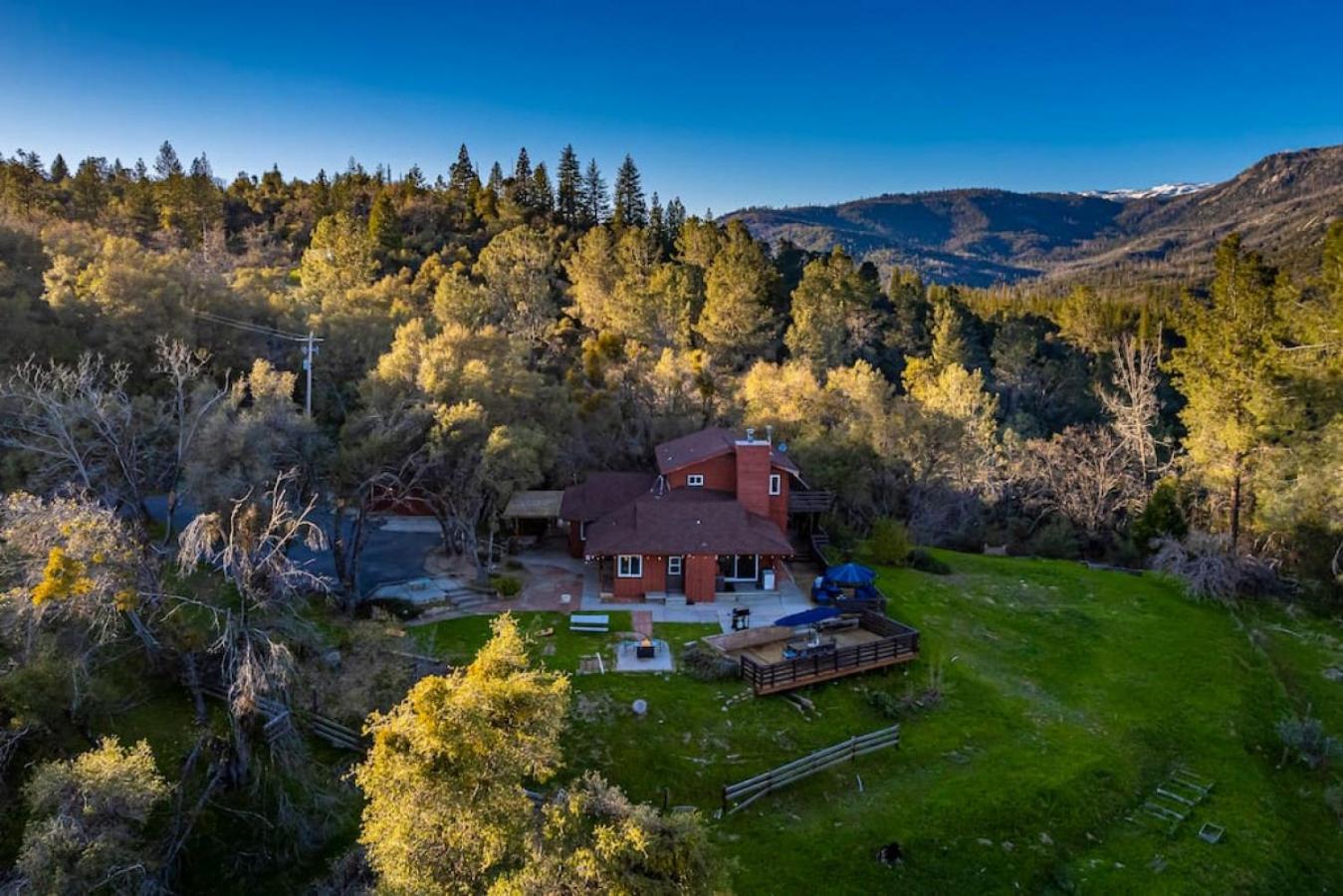 Sierra Vista Lookout Lodge With Creek, Waterfall And Waterholes, Minutes From Bass Lake And Yosemite South Gate North Fork Eksteriør billede