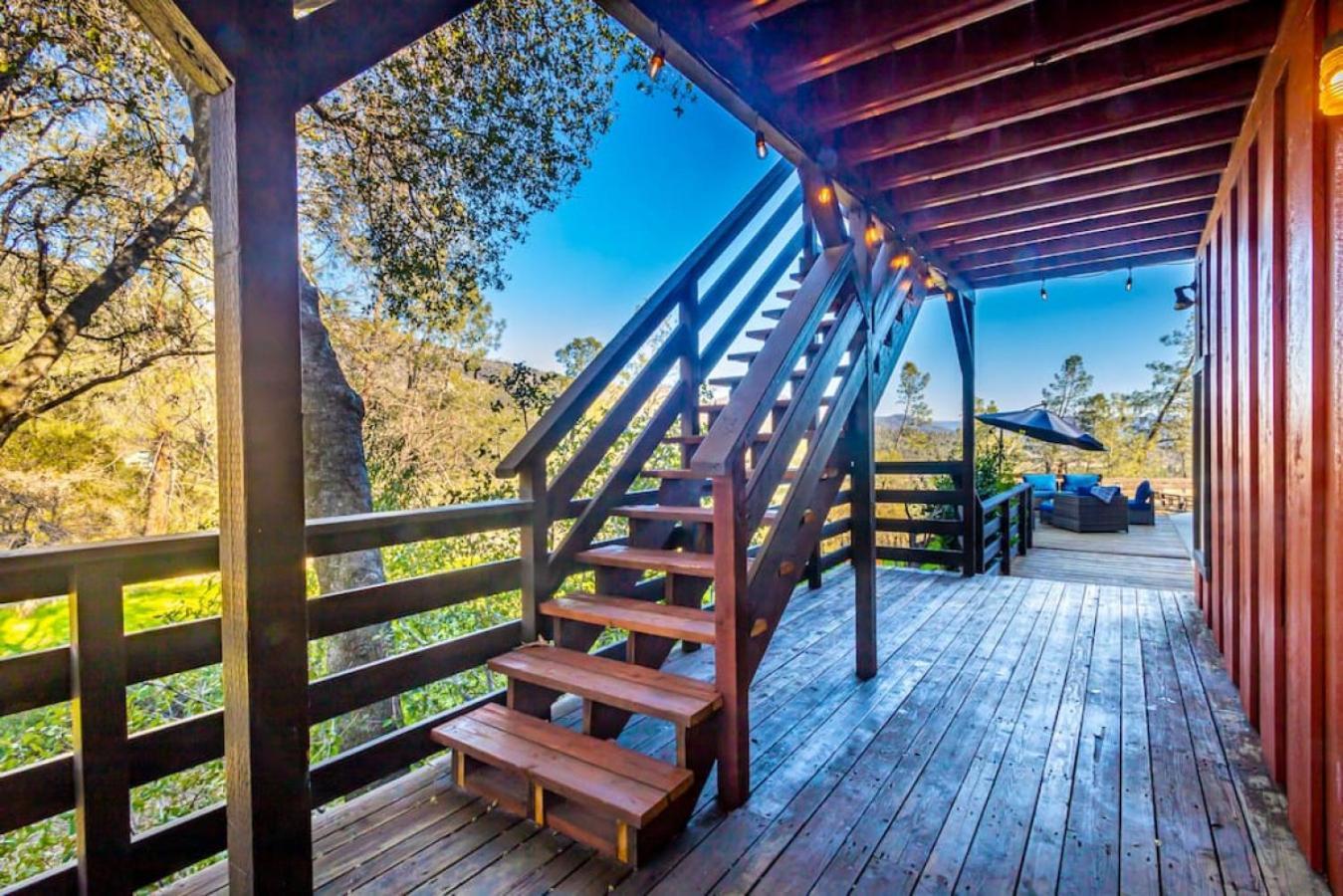 Sierra Vista Lookout Lodge With Creek, Waterfall And Waterholes, Minutes From Bass Lake And Yosemite South Gate North Fork Eksteriør billede